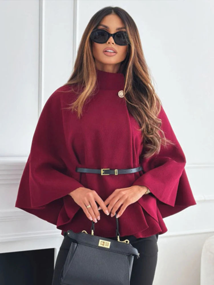 Embrace Elegance: The Must-Have Woolen Cloak Cape Coat for 2025