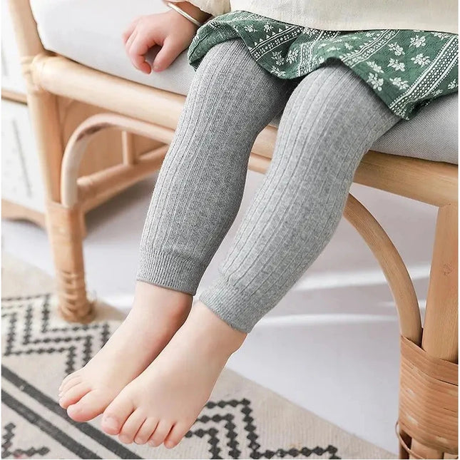 Spring Autumn Baby Pants Newborn Girls Boys Leggings Soild Color Cotton Pants Kids Children Leggings 0-6 Years Children's Pant