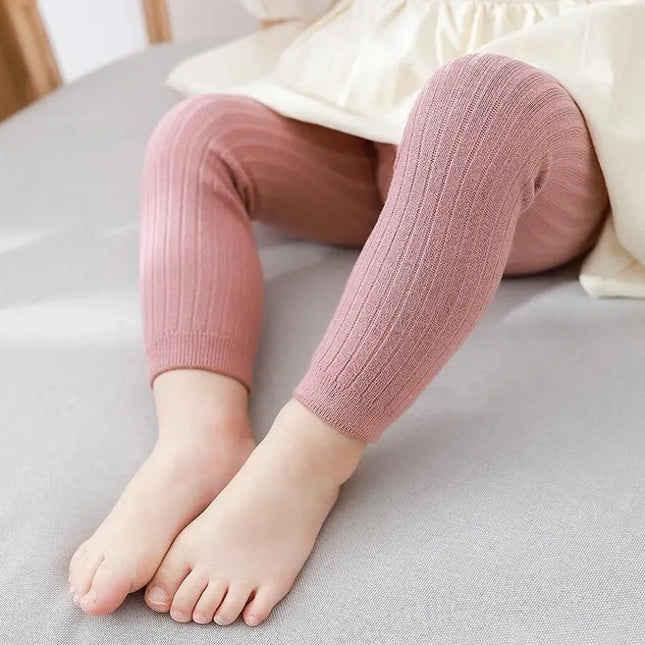 Spring Autumn Baby Pants Newborn Girls Boys Leggings Soild Color Cotton Pants Kids Children Leggings 0-6 Years Children's Pant