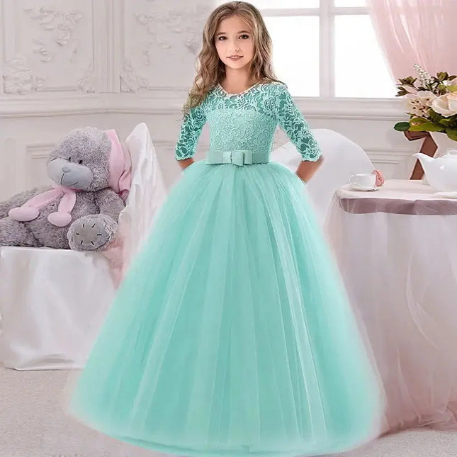 Children Princess Girls Party Wear Kids Christmas Dress Girl's Birthday Dress Baby Girl Wedding Banquet Clothes 3-14 years