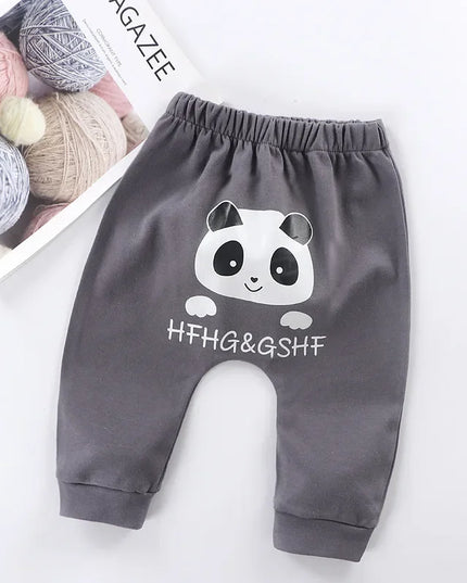 0-2 Years Cotton Baby Pants Spring Autumn Leisure Harem Trousers Baby Boys Girls Big PP Pant Dropshipping