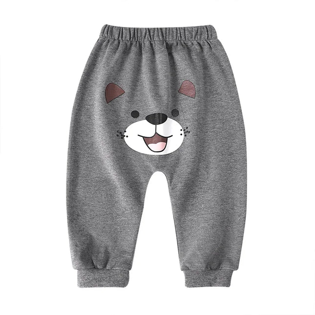 0-2 Years Cotton Baby Pants Spring Autumn Leisure Harem Trousers Baby Boys Girls Big PP Pant Dropshipping