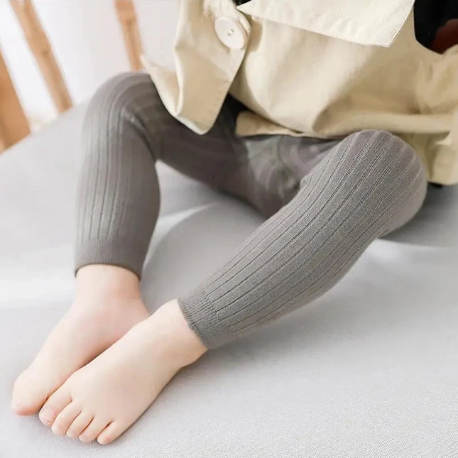 Spring Autumn Baby Pants Newborn Girls Boys Leggings Soild Color Cotton Pants Kids Children Leggings 0-6 Years Children's Pant