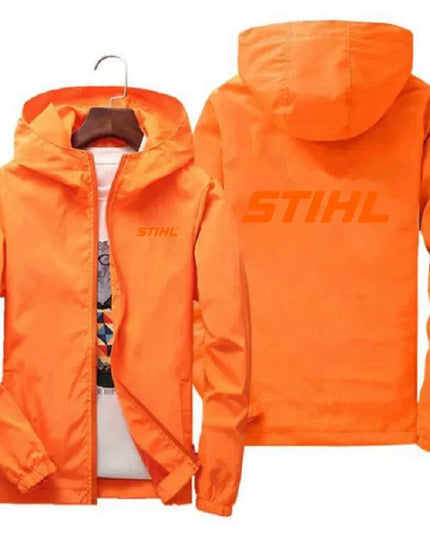 2025 Spring and Autumn New Men's Jacket Simple Solid Color Baseball Collar Zipper Windbreaker Jacket Cycling Jacket