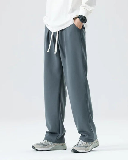 Men's winter pants  Casual Baggy Wide Leg Straight Trousers padded Sweatpants Big size streetwear Fashion Good quality pants