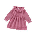 elegant baby girl knit dresses