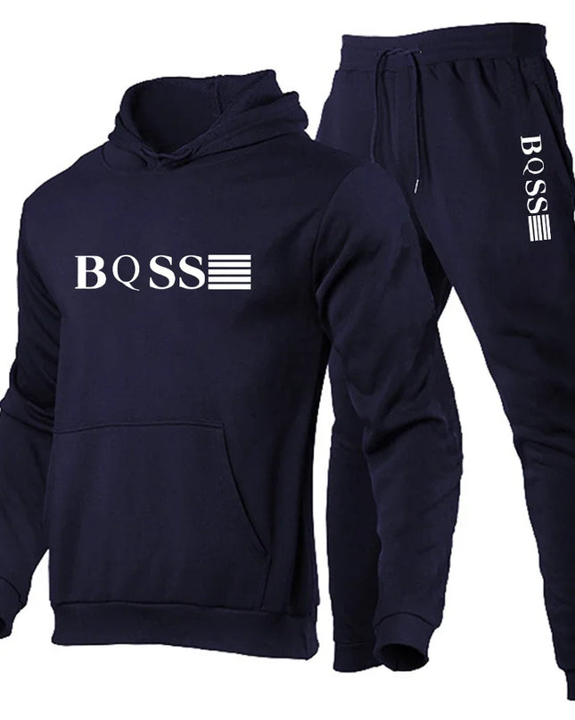 Men's Sports Suits Fashion Tracksuit Women Hoodies + Pants Two Pieces Sets Running Casual Sweatshirts Sweatpants Men's Clothing