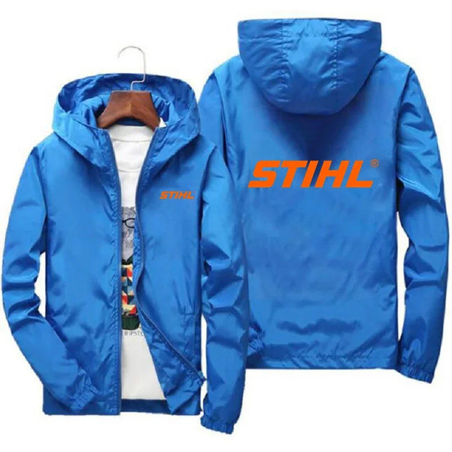 2025 Spring and Autumn New Men's Jacket Simple Solid Color Baseball Collar Zipper Windbreaker Jacket Cycling Jacket